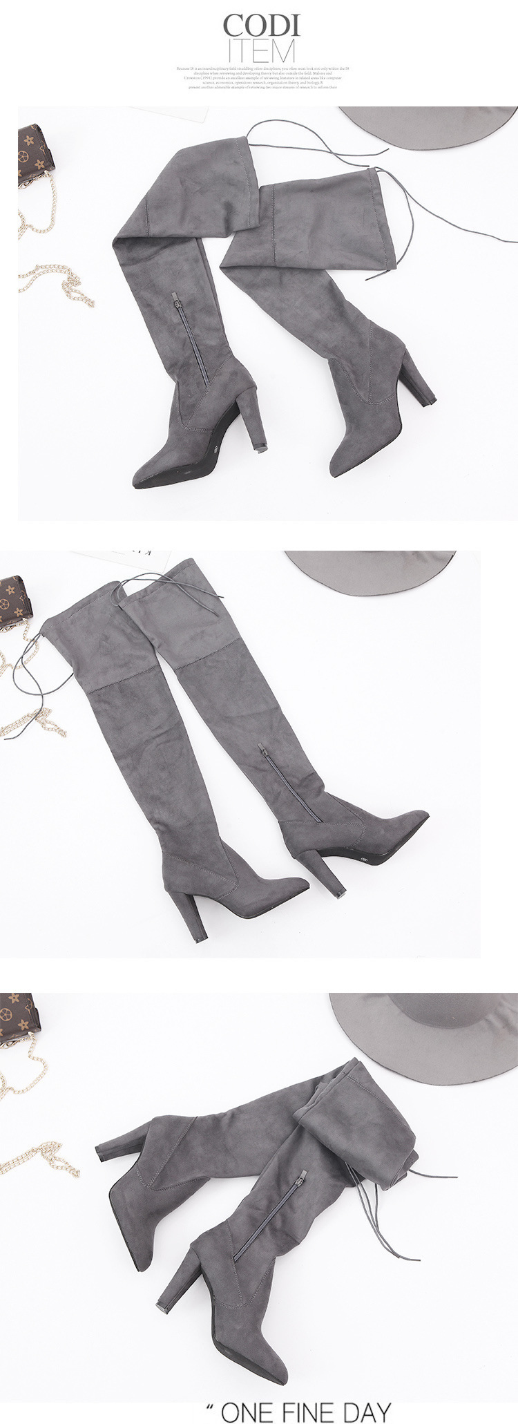 Bottes femme en Daim - Ref 3354939 Image 28