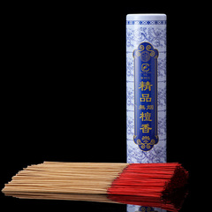 圓通工藝佛香廠價直供 鐵罐裝千枝微煙檀香圓筒竹籤香佛香檀香