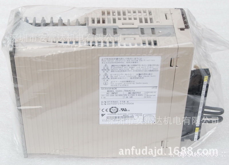 SGDV-7R6A01A002000 全新原装安川伺服驱动器 1KW驱动器