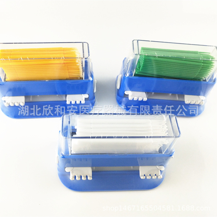 Dental coating stick binder brush paint