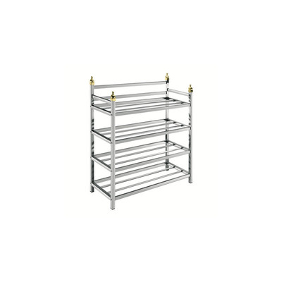 廠家産銷 批發不鏽鋼方管組合鞋架/組裝式收納架