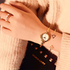Fresh trend chain, bracelet for leisure, women's watch, Korean style, simple and elegant design
