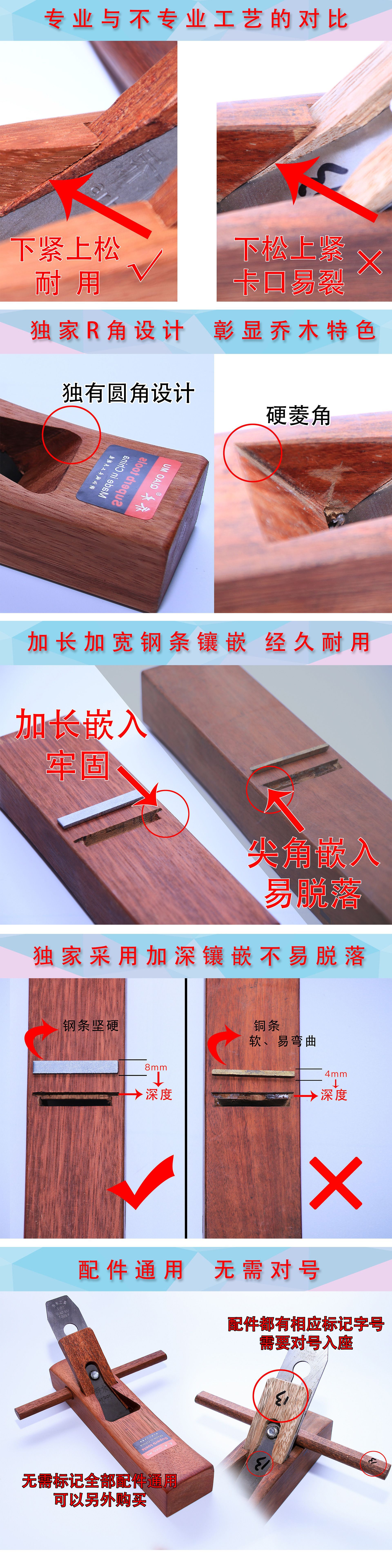 乔木工厂店直供木工刨手推刨手工刨/匠作工具木艺平刨红木刨-阿里巴巴