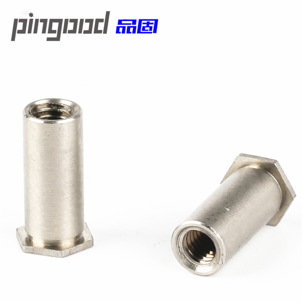 五金厂定做盲孔BSOS型机柜固定柱 不锈钢压铆螺母柱 螺纹连接件