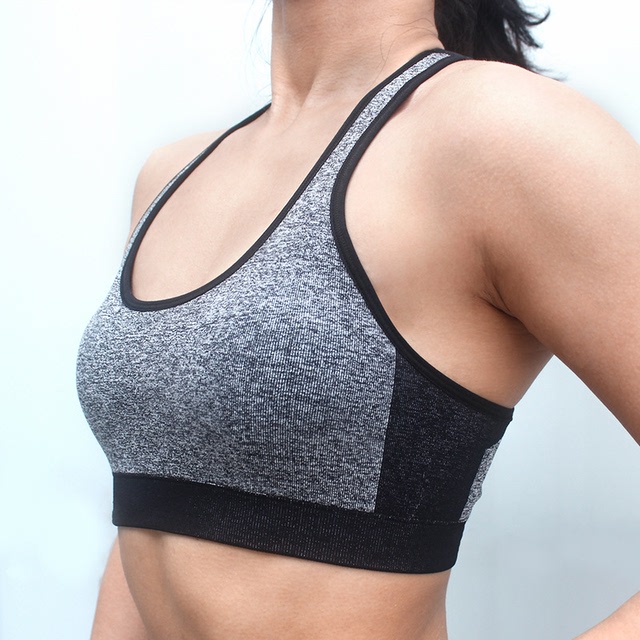 New sports underwear full cup without steel ring fitness running breathable sports bra