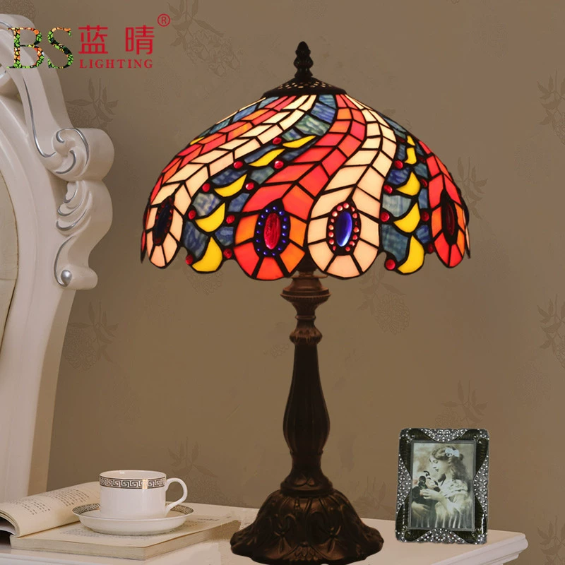 Граница прямых продаж по Tiffany Lighting Tifanni Terminal Lantern настольная лампа для спальни, ресторанов, баров, кофейни