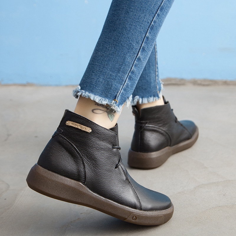 Bottes femme en En cuir - Ref 3355207 Image 1