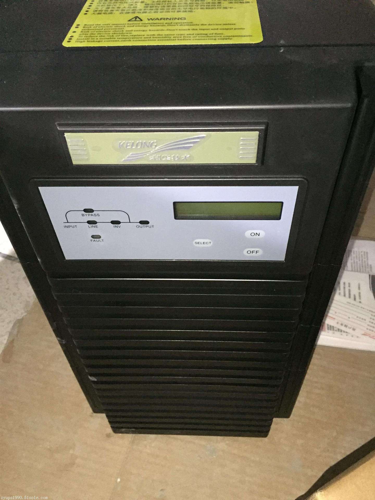 科华UPS电源YTR1110S 10KVA/8KW标机高频在线式UPS电源 内置电池