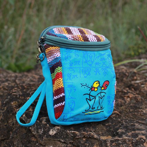 Canvas Mobile Phone Coin Purse Image 4