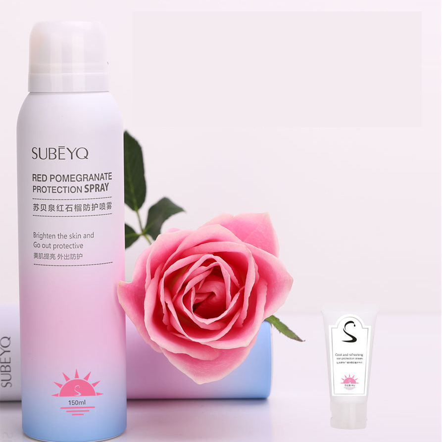 quality goods Beiquan Pomegranate protect Spray Oil replenishment men and women Repair Skin care suit Shake the same tune