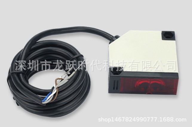 沪工光电开关E3JK-DS50M1漫反射直流交流传感器感应器DC24VAC220V
