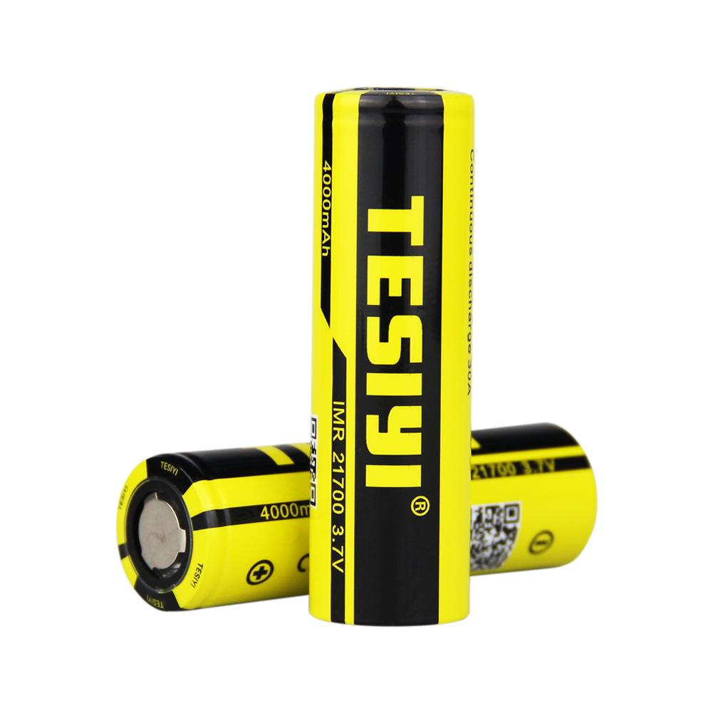 跨境专供TESIYI 21700电池高倍率4000mah 40A电子烟电池低价批发