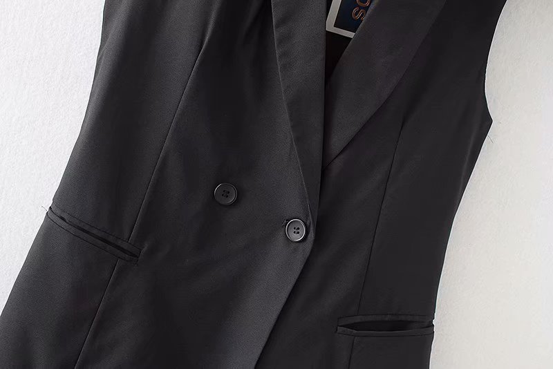 Gilet femme en Mélange de coton - Ref 3318025 Image 4