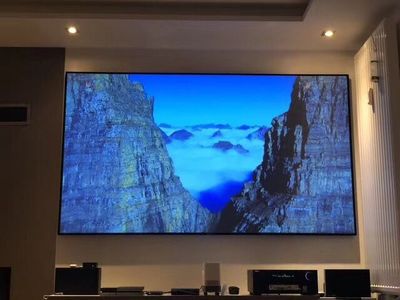 抗光幕超短焦长中焦黑晶抗光幕布120寸16:9超窄画框投影仪抗光幕