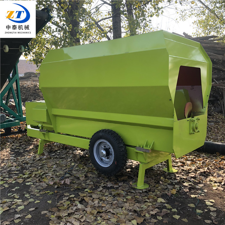 蚌埠合金钢TMR搅拌机 卧式双绞龙搅草机