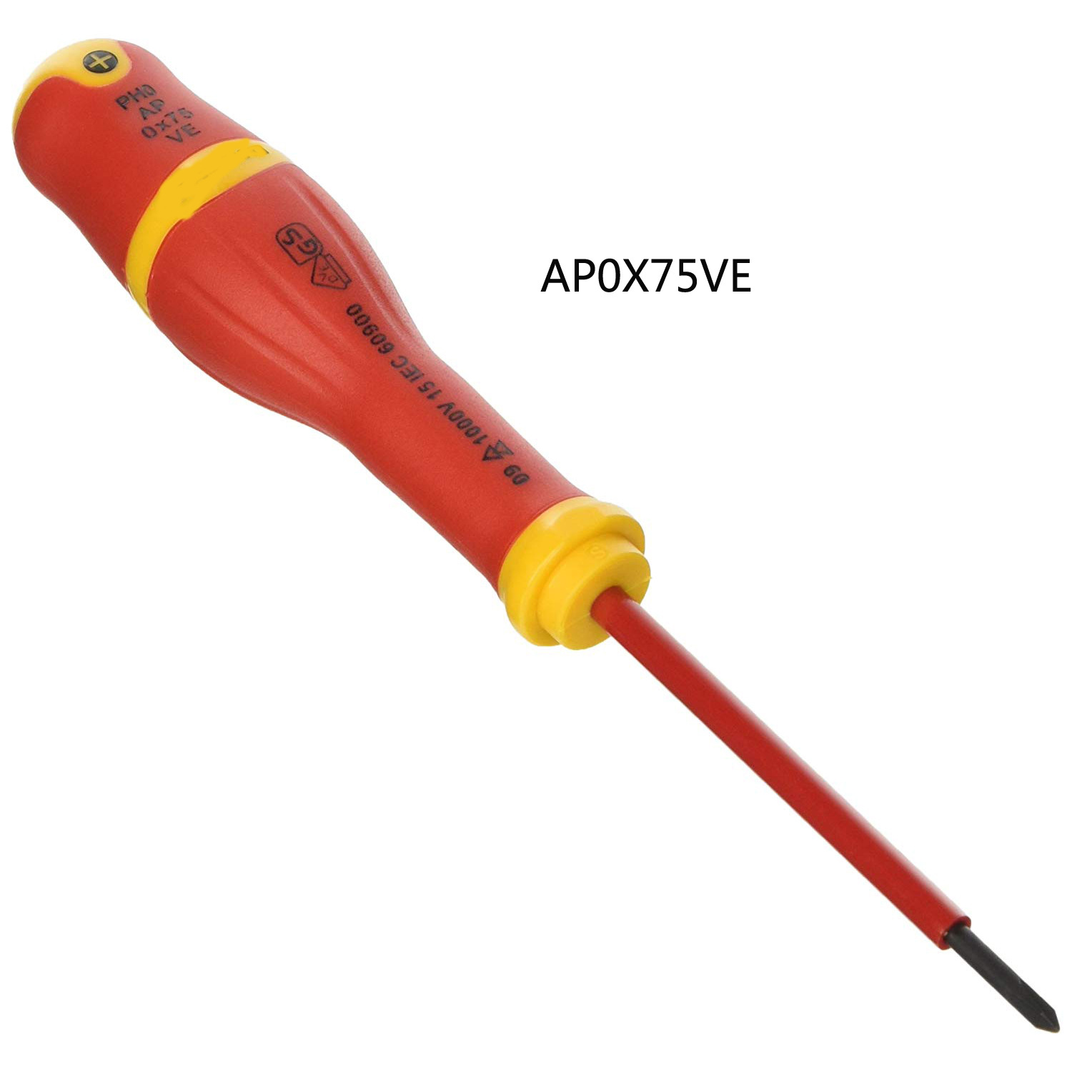 绝缘螺丝批 1000V绝缘Phillips 十字螺丝刀  AP0X75VE 现货