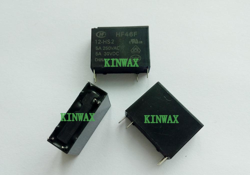 继电器HF46F/005-HS2原装新货 电流5A 2型脚位