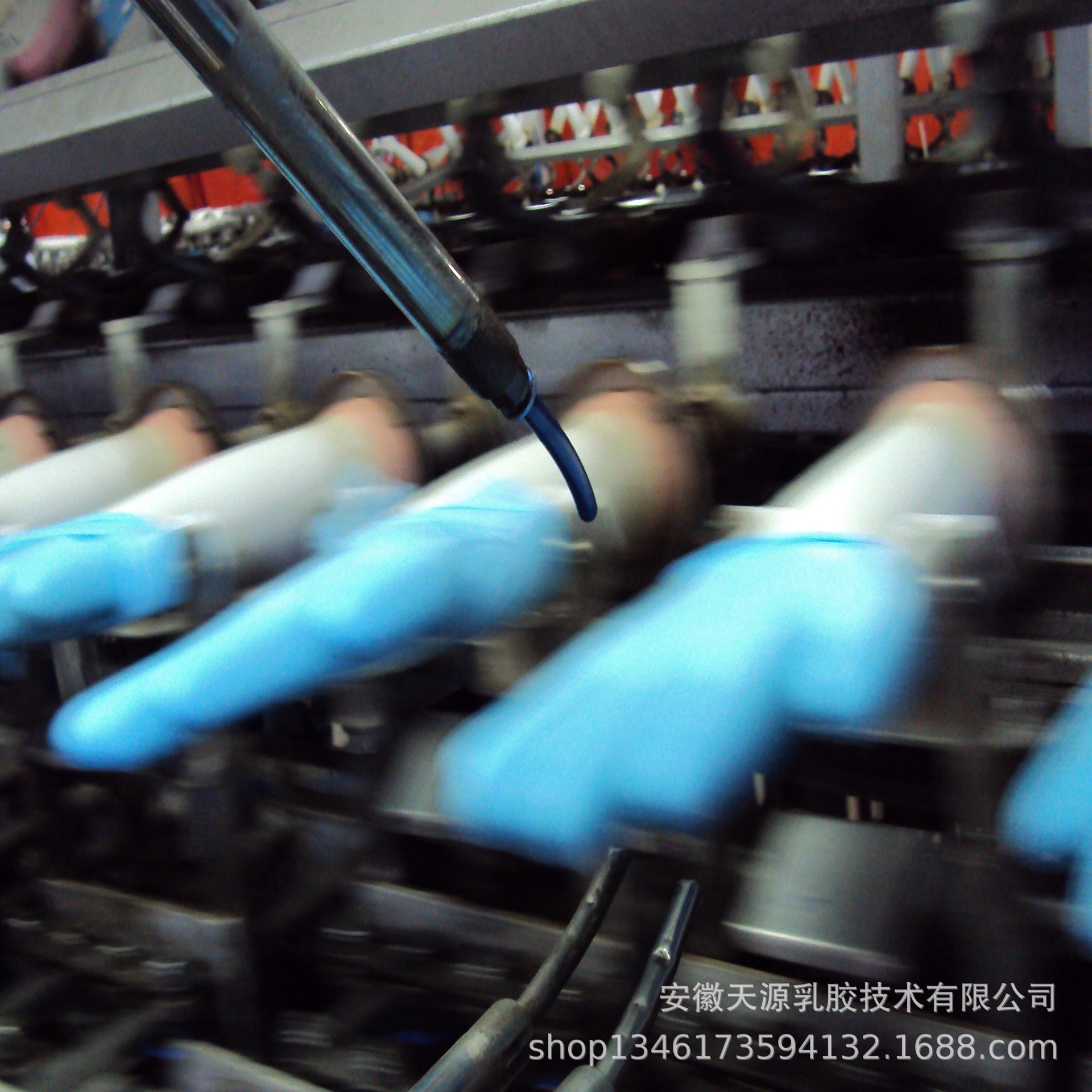 一次性无粉丁腈手套生产线