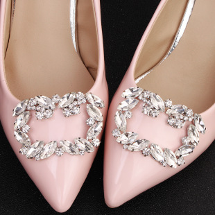 Bridal Accessories Removable Alloy Rhinestone Pearl Shoe Buckle display picture 10