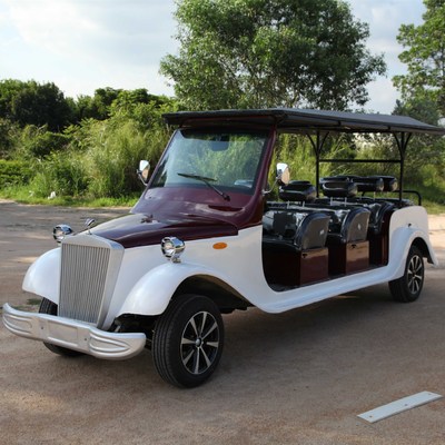 老爷车  8人座代步看房车看楼车   旅游电动观光车  旅游电瓶车