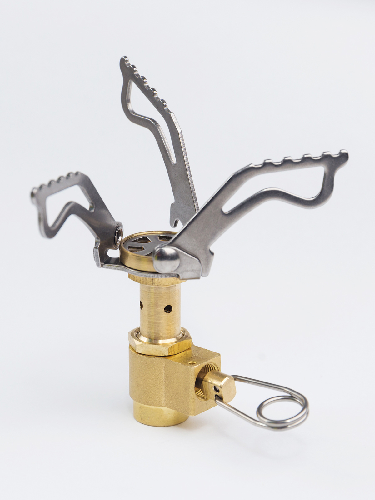 不锈钢迷你超轻炉头 户外野餐露营炉一体式气炉炊具用品|ms