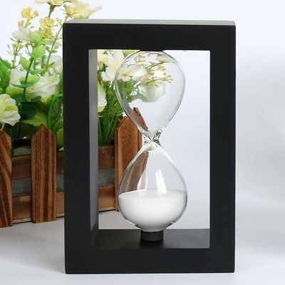 originality 60 Minute gift woodiness Arts and Crafts hourglass timer Decoration originality birthday Wedding celebration gift customized