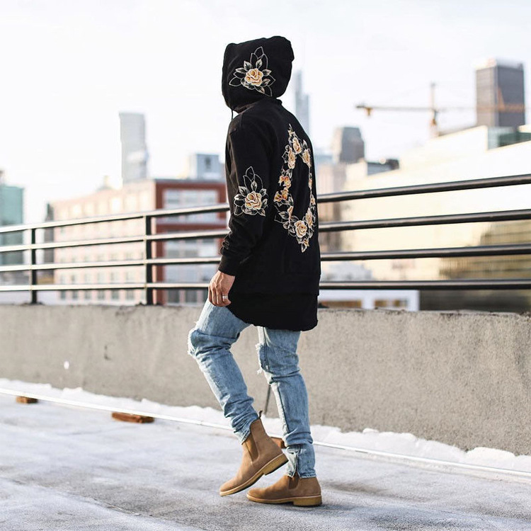 2024 Cross-Border E-Commerce Export New 3D Printed Men's Hooded Cardigan Jacket Wholesale Dropshipping
