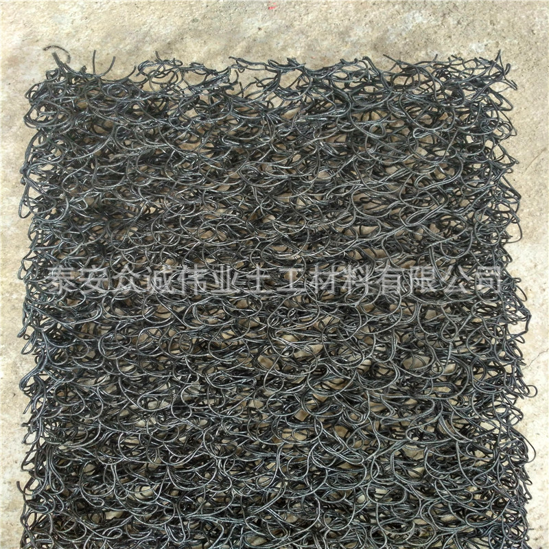 厂家直销 塑料乱丝土工席垫 渗水片材 排水网垫1-10公分