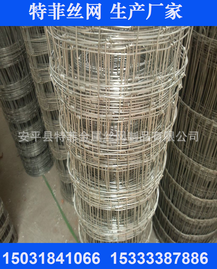厂价生产镀锌草原畜牧铁丝网围网 草原围网 养牛养羊的大孔网