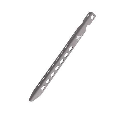Thousand Oaks TOAKS Titanium Alloy Mitsubishi Nails Ultra Light Tent Nails Sand and Stone Nails Titanium Nails 165mm (Çadırlar) - white-single
