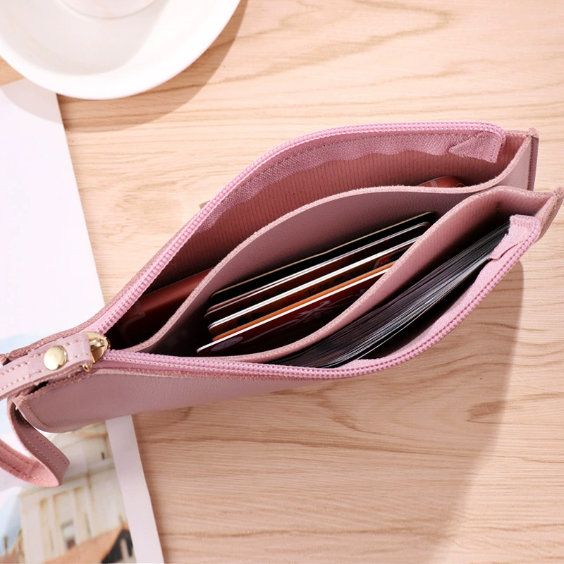 Long capacious wallet, mobile phone, small bag, Korean style, Birthday gift