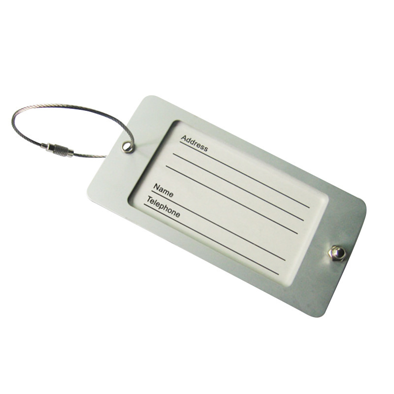 Aluminum Chris high-grade Luggage tag Metal Luggage tag  L008 chart)Aluminum Luggage tag business affairs Luggage tag