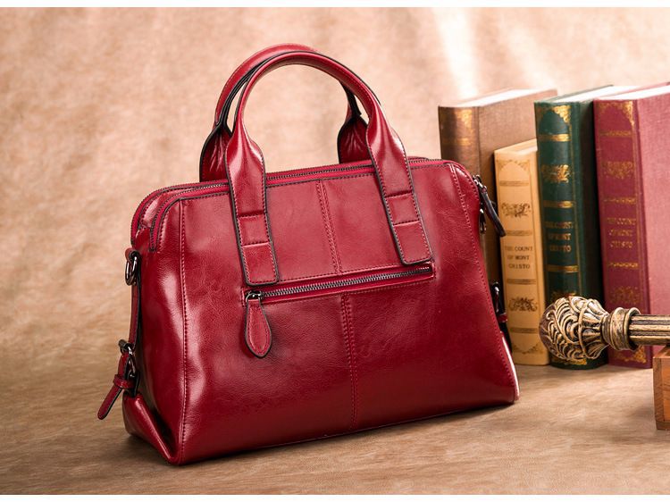 Black Leather Shoulder Bag
