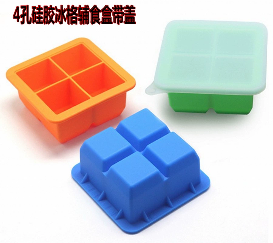 Silicone ice cubes, children's mold, 4 cells