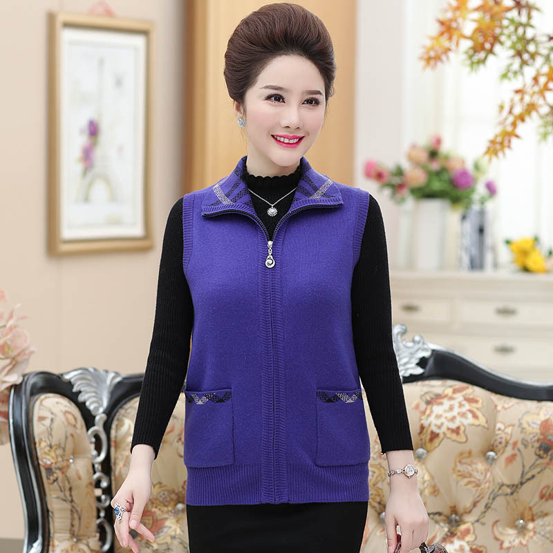 Gilet femme MOUTON ROUGE en Tricot - Ref 3317917 Image 4