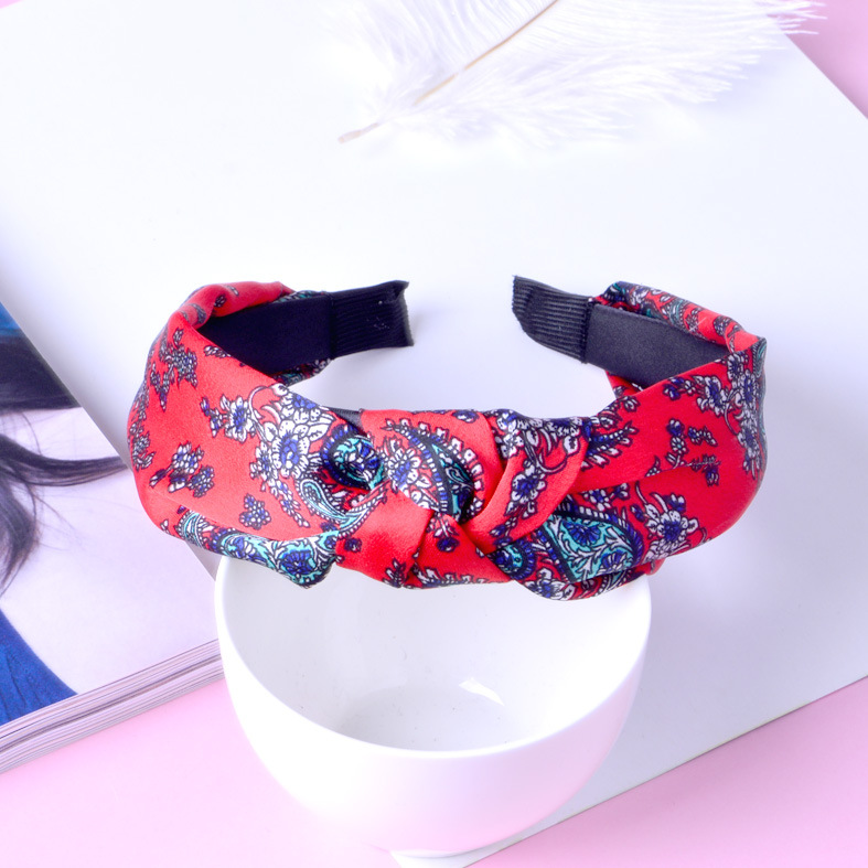 Cross-knotted Fabric Headband display picture 6
