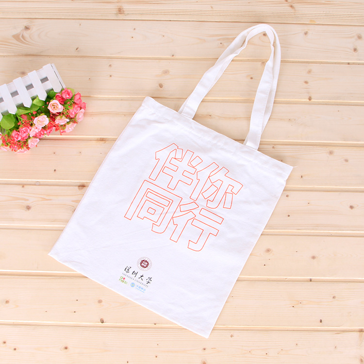 Fashion creative Cotton bags fashion advertisement reticule Custom canvas direct deal