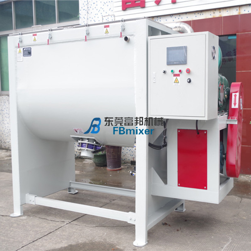 厂家供应江苏色粉塑料搅拌机 扬州卧式粉体混合机 富邦支持团购