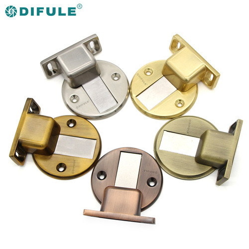 Zinc alloy invisible floor suction, punch-free and glue-free floor magnetic buckle, anti-collision door stopper, strong magnetic door suction
