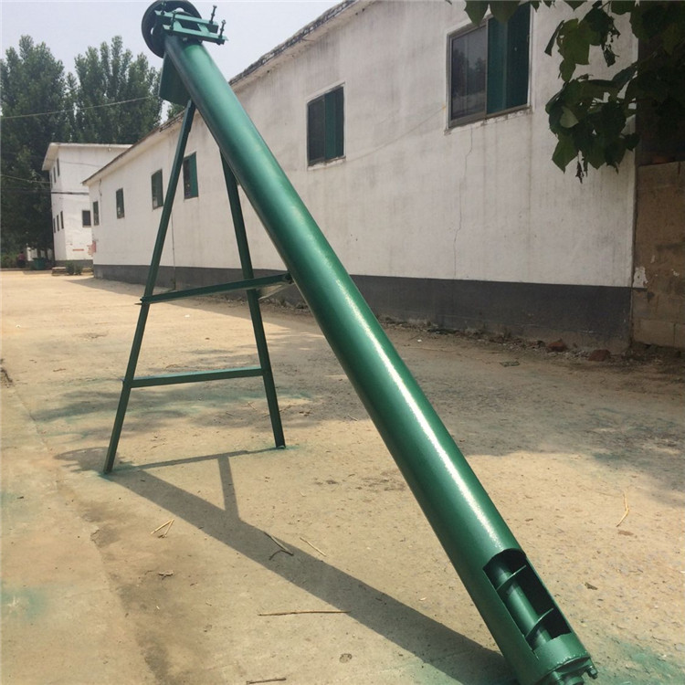 黄南机械圆筒螺旋上料机小型螺旋机直销水泥粉用机