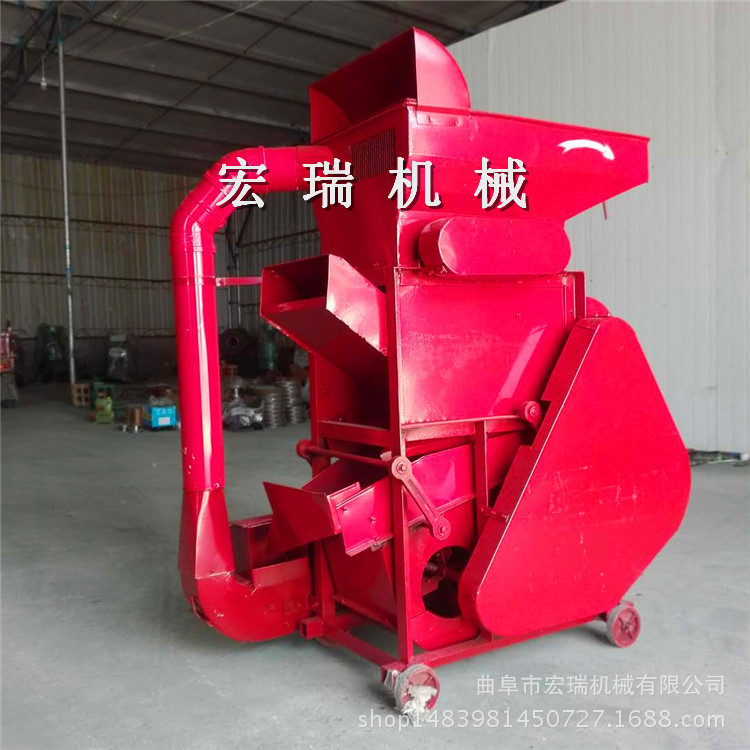 六盘水花生剥皮机 小型剥壳机榨油种子脱壳机带电机