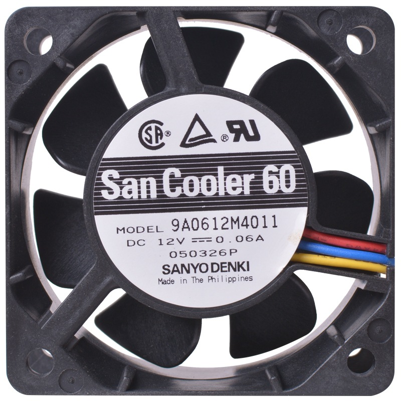 原装三洋 9A0612M4011 6025 12V 0.06A双滚珠静音散热风扇
