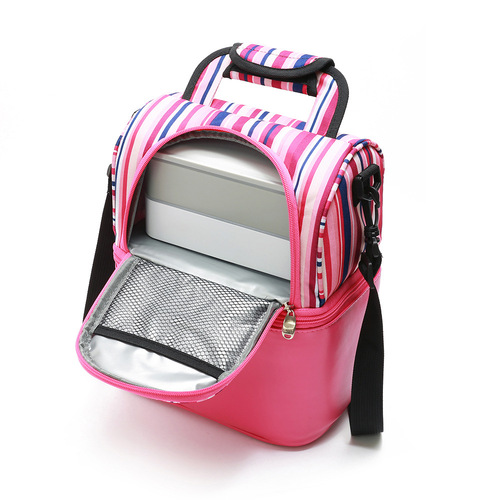 SANNE double shoulder milk bag cross-border mommy bag refrigerated milk bag breast milk preservation bag portable lunch bag wholesale
