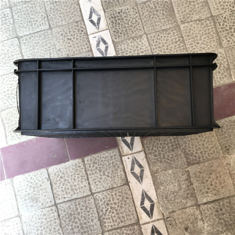 480*350*170MM顺德黑色导电塑胶整理箱 惠州五金电子防静电周转箱