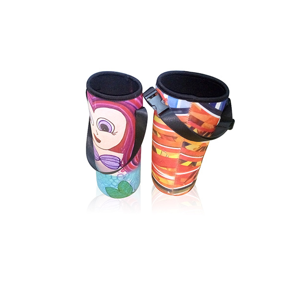 厂家定制潜水料水瓶套 neoprene玻璃水瓶保护套装 登山瓶套