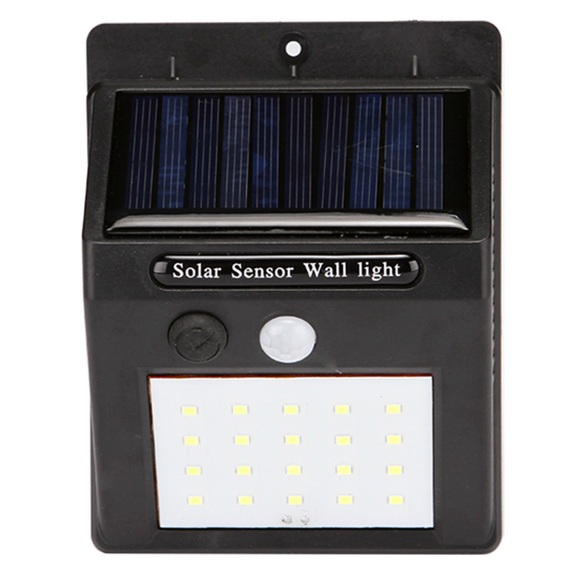 太陽能燈 LED人體感應燈 景觀庭院壁燈 花園戶外防水圍牆照明路燈