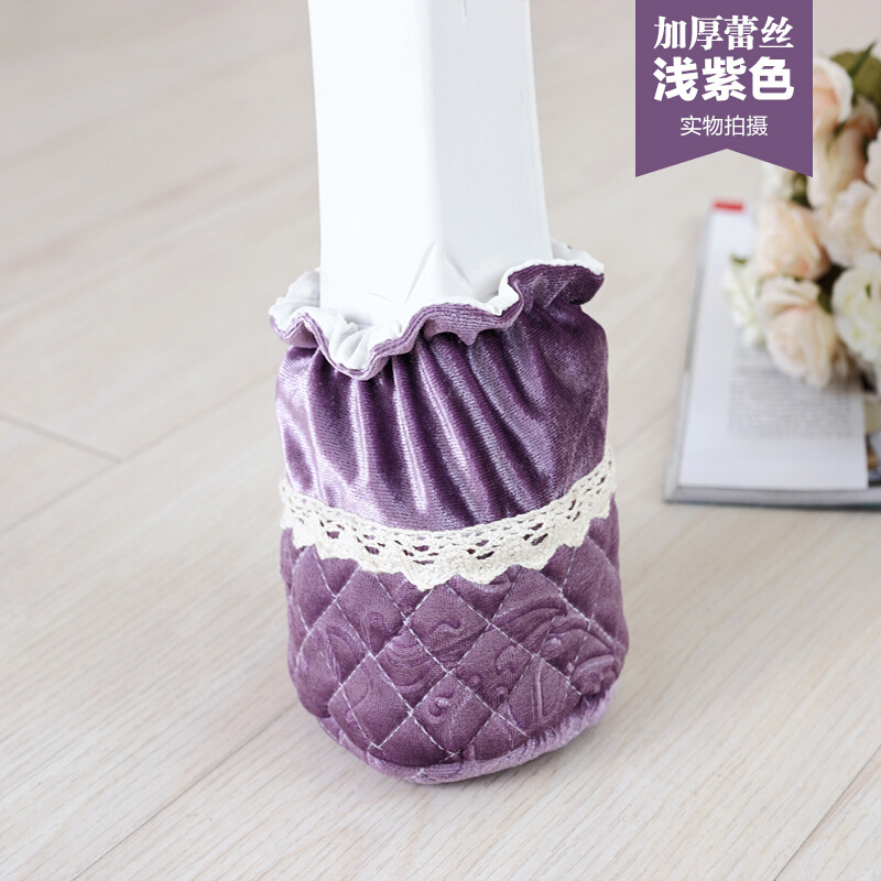 Una variedad de mesa de felpa y silla cubierta de pie mesa y silla almohadilla de pie sofá cubierta de pie cama cubierta de pie máquina lavable