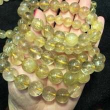 天然金发晶手链尺码8m一20m随机发工厂直销欢迎批量