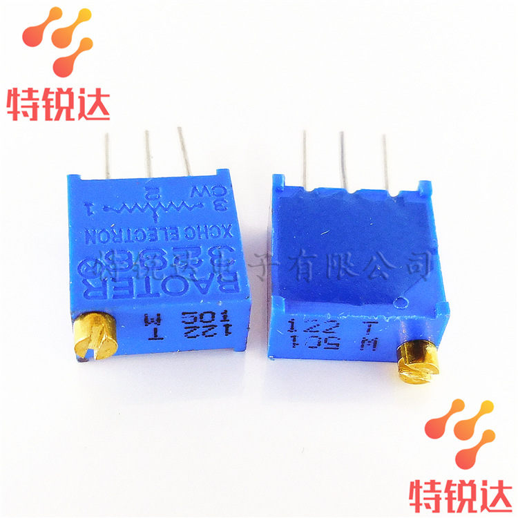 3296W-501 3296W电位器 500K欧 多圈精密可调电位器 全新现货