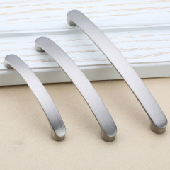 Modern Minimalist Cabinet Handle Aluminum Alloy Wardrobe Handle Stainless Steel Brushed Kitchen Drawer Furniture Small Handle